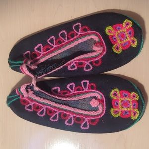 Super cute handmade slippers, Eastern European artisan